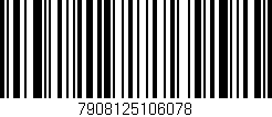 Código de barras (EAN, GTIN, SKU, ISBN): '7908125106078'