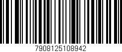 Código de barras (EAN, GTIN, SKU, ISBN): '7908125108942'