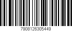 Código de barras (EAN, GTIN, SKU, ISBN): '7908126305449'