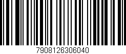 Código de barras (EAN, GTIN, SKU, ISBN): '7908126306040'