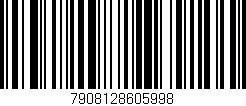 Código de barras (EAN, GTIN, SKU, ISBN): '7908128605998'
