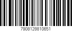 Código de barras (EAN, GTIN, SKU, ISBN): '7908128810651'