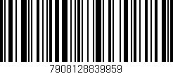 Código de barras (EAN, GTIN, SKU, ISBN): '7908128839959'