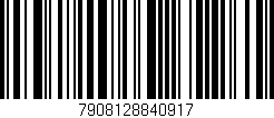 Código de barras (EAN, GTIN, SKU, ISBN): '7908128840917'