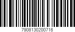Código de barras (EAN, GTIN, SKU, ISBN): '7908130200716'