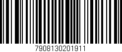 Código de barras (EAN, GTIN, SKU, ISBN): '7908130201911'