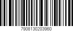 Código de barras (EAN, GTIN, SKU, ISBN): '7908130203960'