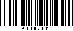 Código de barras (EAN, GTIN, SKU, ISBN): '7908130208910'