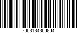 Código de barras (EAN, GTIN, SKU, ISBN): '7908134309804'