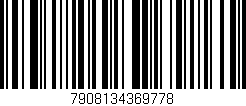 Código de barras (EAN, GTIN, SKU, ISBN): '7908134369778'