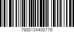 Código de barras (EAN, GTIN, SKU, ISBN): '7908134400778'