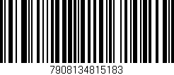 Código de barras (EAN, GTIN, SKU, ISBN): '7908134815183'