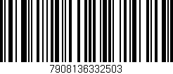 Código de barras (EAN, GTIN, SKU, ISBN): '7908136332503'