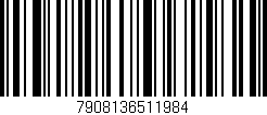 Código de barras (EAN, GTIN, SKU, ISBN): '7908136511984'