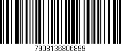 Código de barras (EAN, GTIN, SKU, ISBN): '7908136806899'