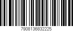Código de barras (EAN, GTIN, SKU, ISBN): '7908136832225'