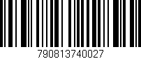 Código de barras (EAN, GTIN, SKU, ISBN): '790813740027'