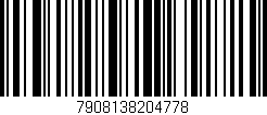 Código de barras (EAN, GTIN, SKU, ISBN): '7908138204778'