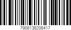 Código de barras (EAN, GTIN, SKU, ISBN): '7908138208417'