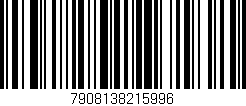 Código de barras (EAN, GTIN, SKU, ISBN): '7908138215996'