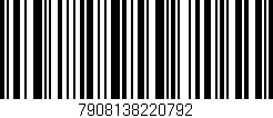 Código de barras (EAN, GTIN, SKU, ISBN): '7908138220792'