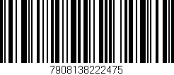 Código de barras (EAN, GTIN, SKU, ISBN): '7908138222475'