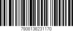 Código de barras (EAN, GTIN, SKU, ISBN): '7908138231170'
