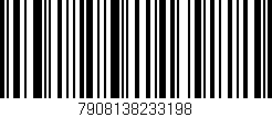 Código de barras (EAN, GTIN, SKU, ISBN): '7908138233198'