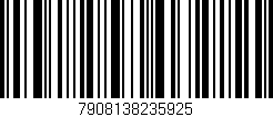Código de barras (EAN, GTIN, SKU, ISBN): '7908138235925'