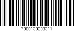 Código de barras (EAN, GTIN, SKU, ISBN): '7908138236311'