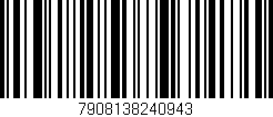 Código de barras (EAN, GTIN, SKU, ISBN): '7908138240943'