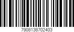 Código de barras (EAN, GTIN, SKU, ISBN): '7908138702403'