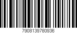 Código de barras (EAN, GTIN, SKU, ISBN): '7908139780936'