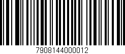 Código de barras (EAN, GTIN, SKU, ISBN): '7908144000012'