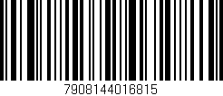 Código de barras (EAN, GTIN, SKU, ISBN): '7908144016815'