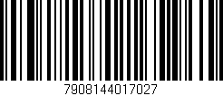 Código de barras (EAN, GTIN, SKU, ISBN): '7908144017027'