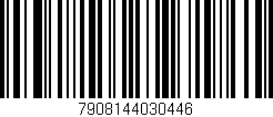 Código de barras (EAN, GTIN, SKU, ISBN): '7908144030446'