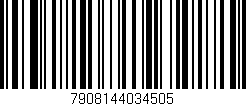 Código de barras (EAN, GTIN, SKU, ISBN): '7908144034505'