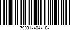 Código de barras (EAN, GTIN, SKU, ISBN): '7908144044184'