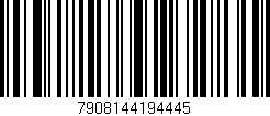 Código de barras (EAN, GTIN, SKU, ISBN): '7908144194445'