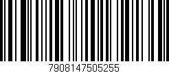 Código de barras (EAN, GTIN, SKU, ISBN): '7908147505255'