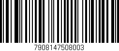 Código de barras (EAN, GTIN, SKU, ISBN): '7908147508003'