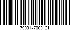 Código de barras (EAN, GTIN, SKU, ISBN): '7908147800121'