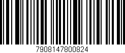 Código de barras (EAN, GTIN, SKU, ISBN): '7908147800824'