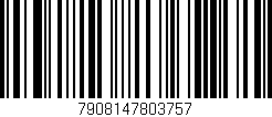 Código de barras (EAN, GTIN, SKU, ISBN): '7908147803757'