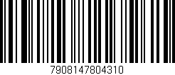 Código de barras (EAN, GTIN, SKU, ISBN): '7908147804310'