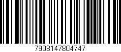 Código de barras (EAN, GTIN, SKU, ISBN): '7908147804747'