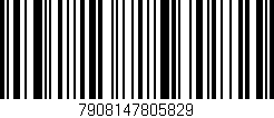 Código de barras (EAN, GTIN, SKU, ISBN): '7908147805829'