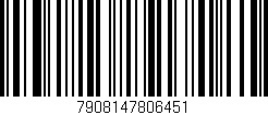 Código de barras (EAN, GTIN, SKU, ISBN): '7908147806451'