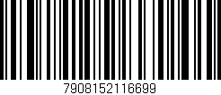 Código de barras (EAN, GTIN, SKU, ISBN): '7908152116699'